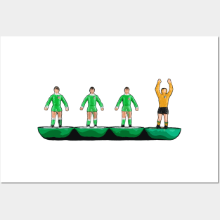 Ireland football subbuteo design Posters and Art